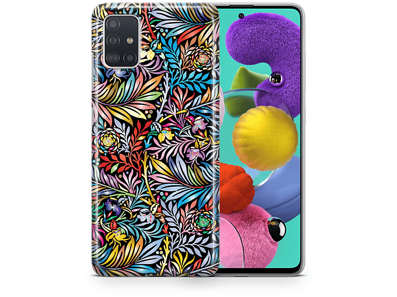 KÖNIG DESIGN Schutzhülle, Backcover, Samsung, Galaxy J3 (2017), Mehrfarbig