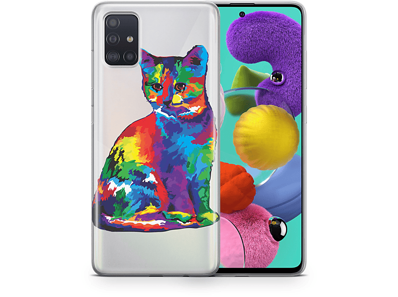 KÖNIG DESIGN Schutzhülle, Backcover, Google, Pixel 3a XL, Mehrfarbig ...