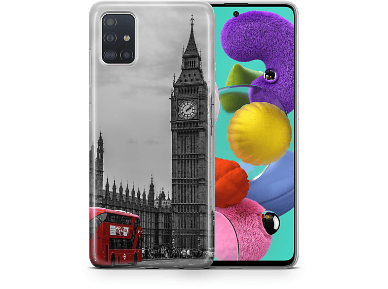 KÖNIG DESIGN Schutzhülle, Backcover, Samsung, Galaxy J7 (2017), Mehrfarbig