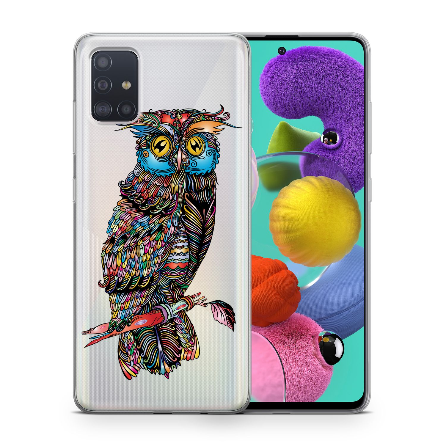 (2017), Samsung, DESIGN Mehrfarbig Schutzhülle, KÖNIG A3 Backcover, Galaxy