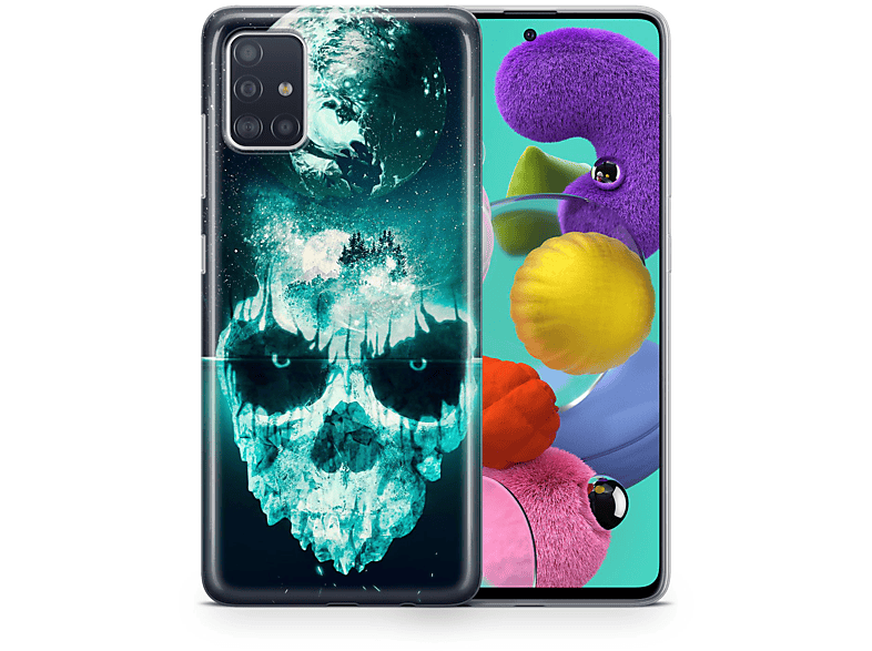 KÖNIG DESIGN Schutzhülle, Backcover, Samsung, Galaxy S8, Blau