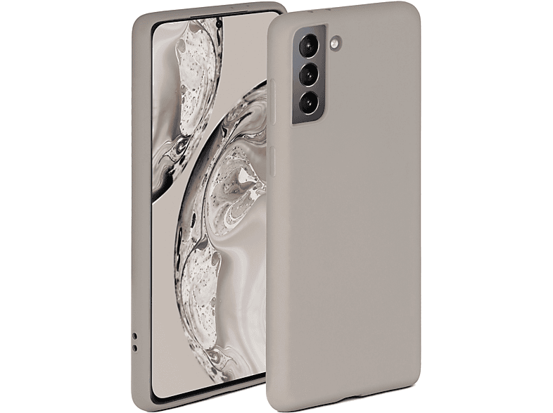 Case, Soft Samsung, Backcover, S21, Galaxy ONEFLOW Taupe