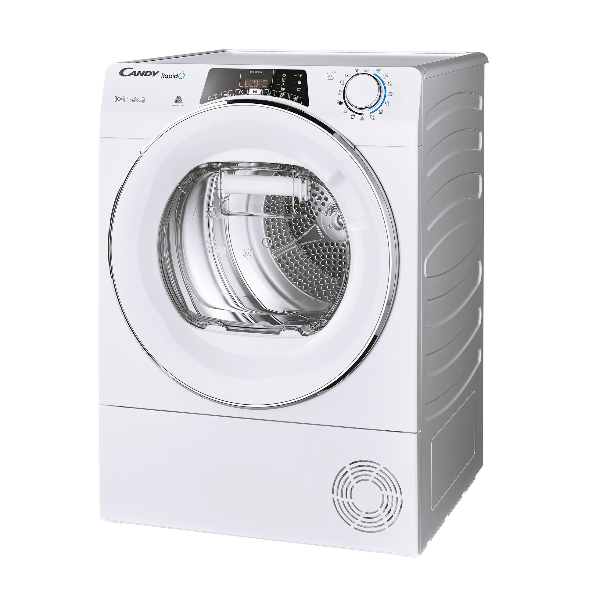 Secadora - ROE H10A2TCEX-S CANDY, Bomba de calor, Independiente, 15 programas, Blanco