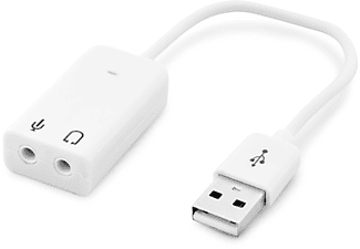 Adaptador USB - UNOTEC Adaptador Usb A Microfono Y Auricular