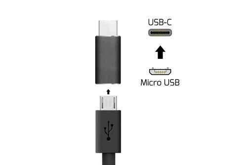 Market SV. Adaptador de tipo C a micro USB.