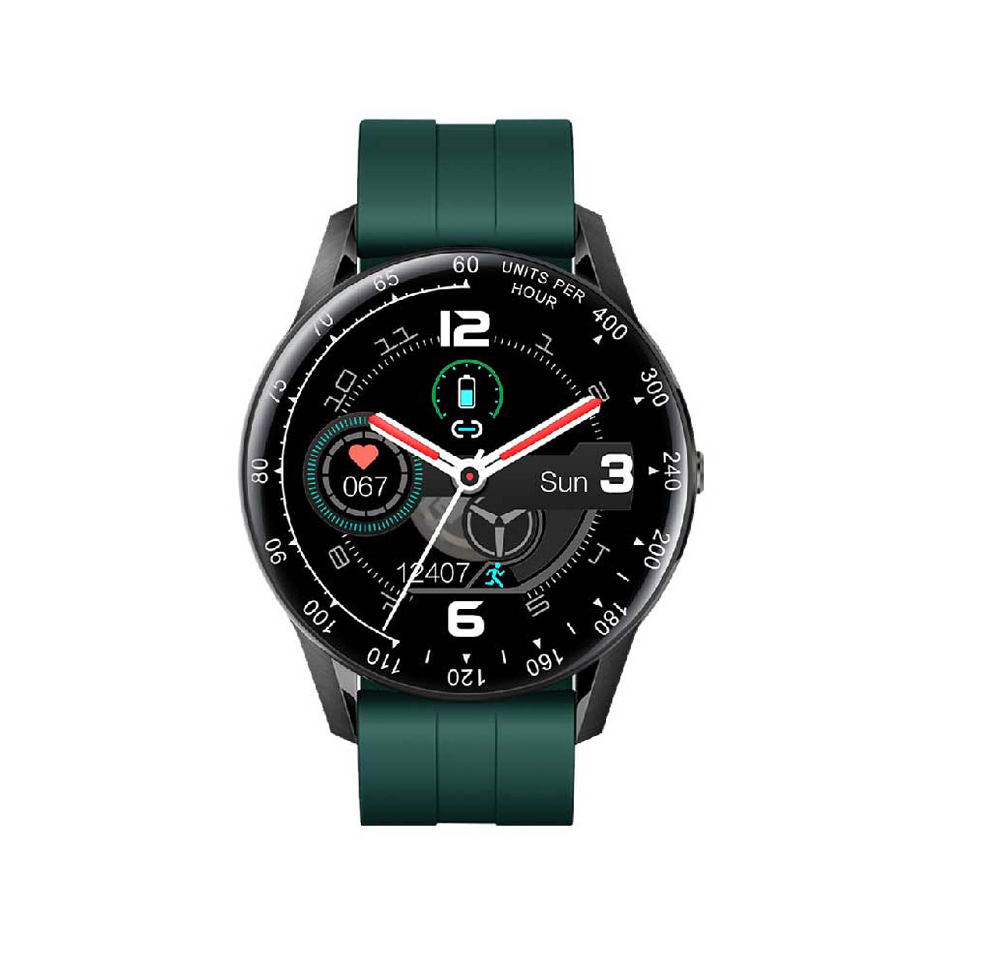 Reloj Inteligente Inspire Reloj Negro-Verde - Reloj Inteligente - Smartwatch INNJOO, Verde