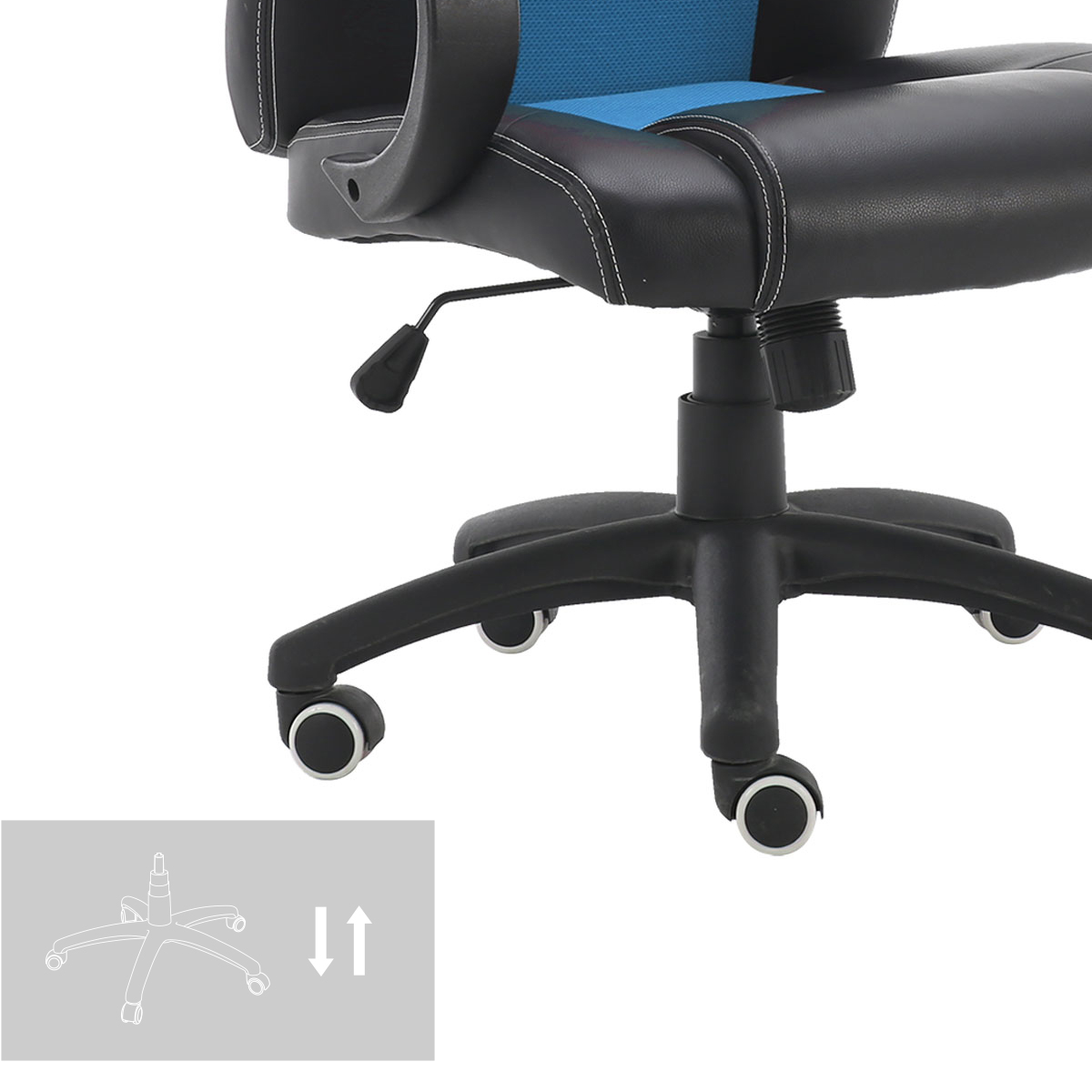 PRIXTON Draco Gaming-Stuhl, blau