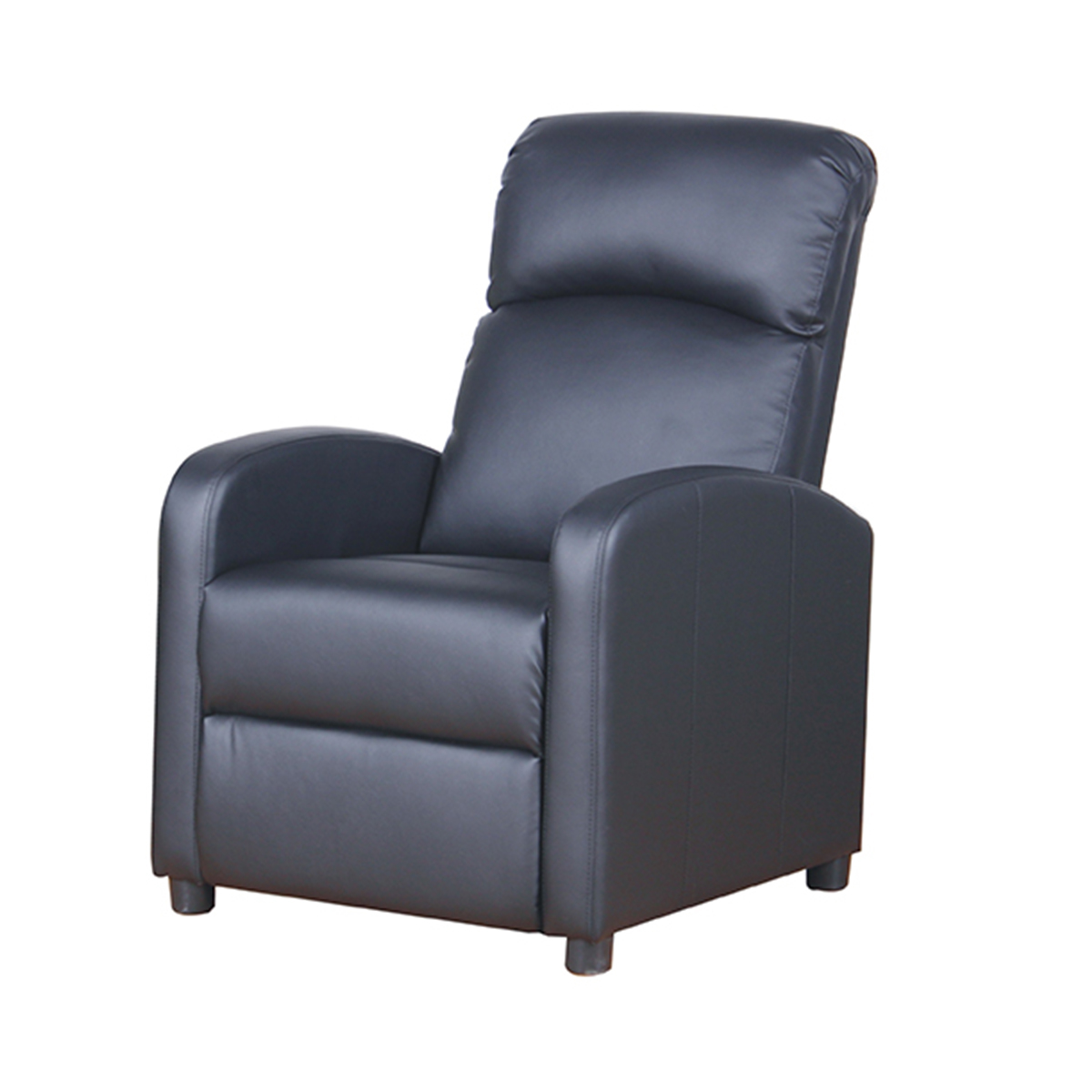 Prixton Sillon Relax electrico reclinable de masaje con calor mando a distancia incluido color negro dimensiones 65x89x101 8 motores y piel