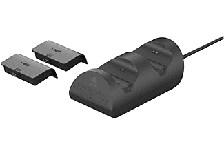 DELTACO GAMING Xbox Series X Ladestation für Dual-Controller, Ladestation für Controller, schwarz