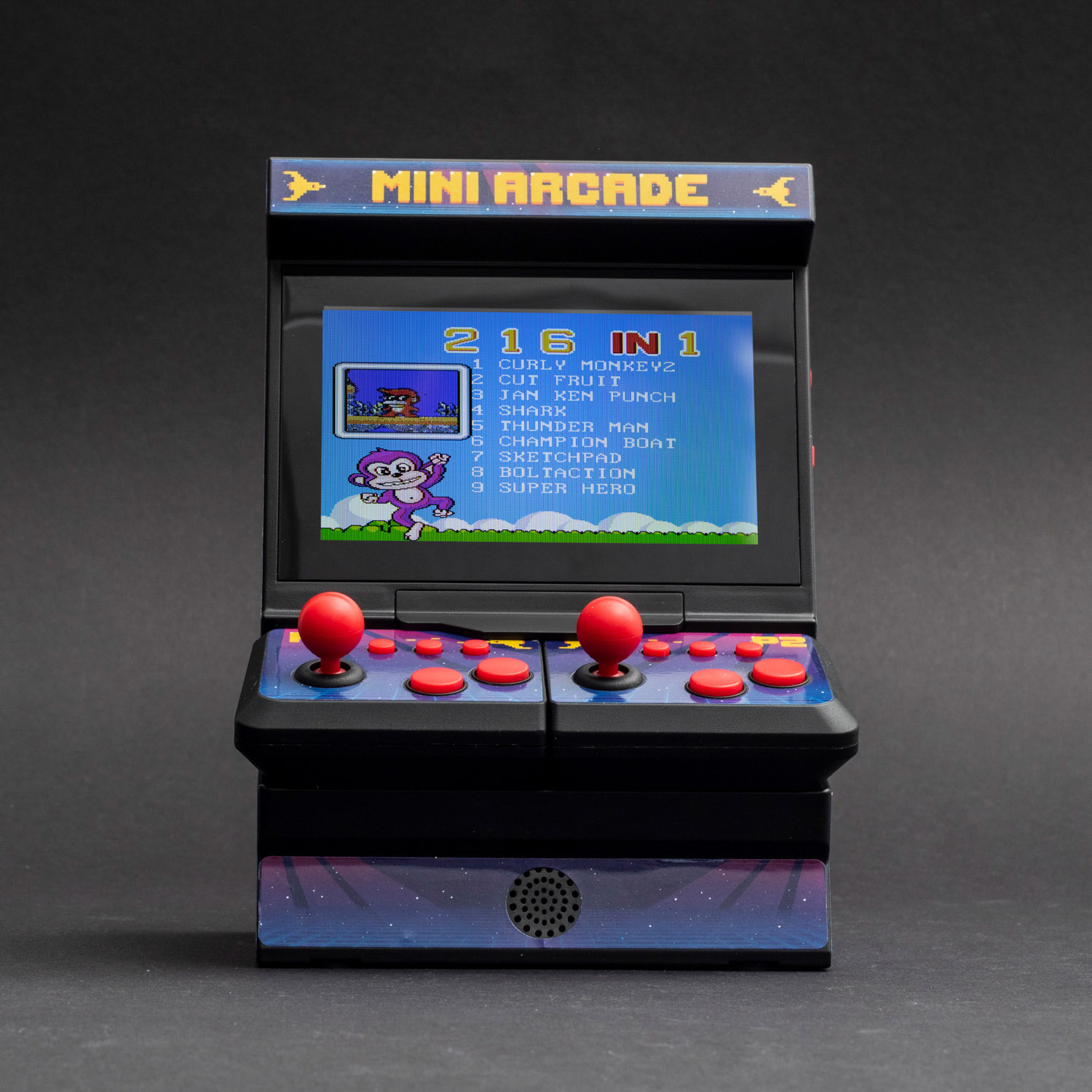 mit inkl. - Mini Spielen Arcade 300x ORB Machine Dual-Controller 8-Bit