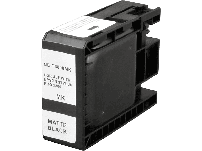 (T580800AM) schwarz AMPERTEC matt Tinte C13T580800