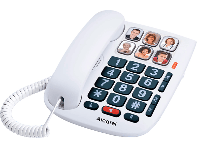 Teléfono fijo ALCATEL ALCATEL TMAX10 TELÉFONO FIJO CON CABLE, Análogo