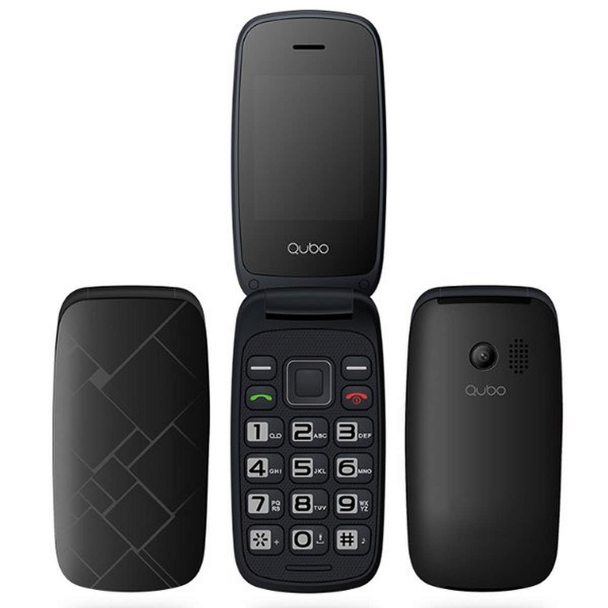 Libre Qubo 610 cm 24“ bluetoothfmcámarasddual sim negro telefono 24 2.4