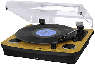 Tocadiscos - Giradiscos Trevi TT 1022 BT madera TREVI, BT, USB, Marrón | MediaMarkt
