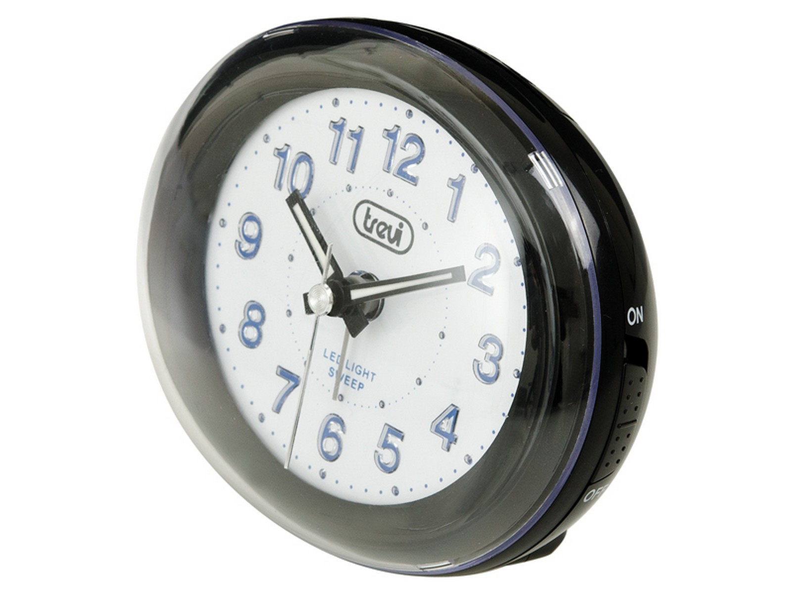 Reloj Mesa Trevi sl 3052 despertador quarz megro negro color blanco alarma