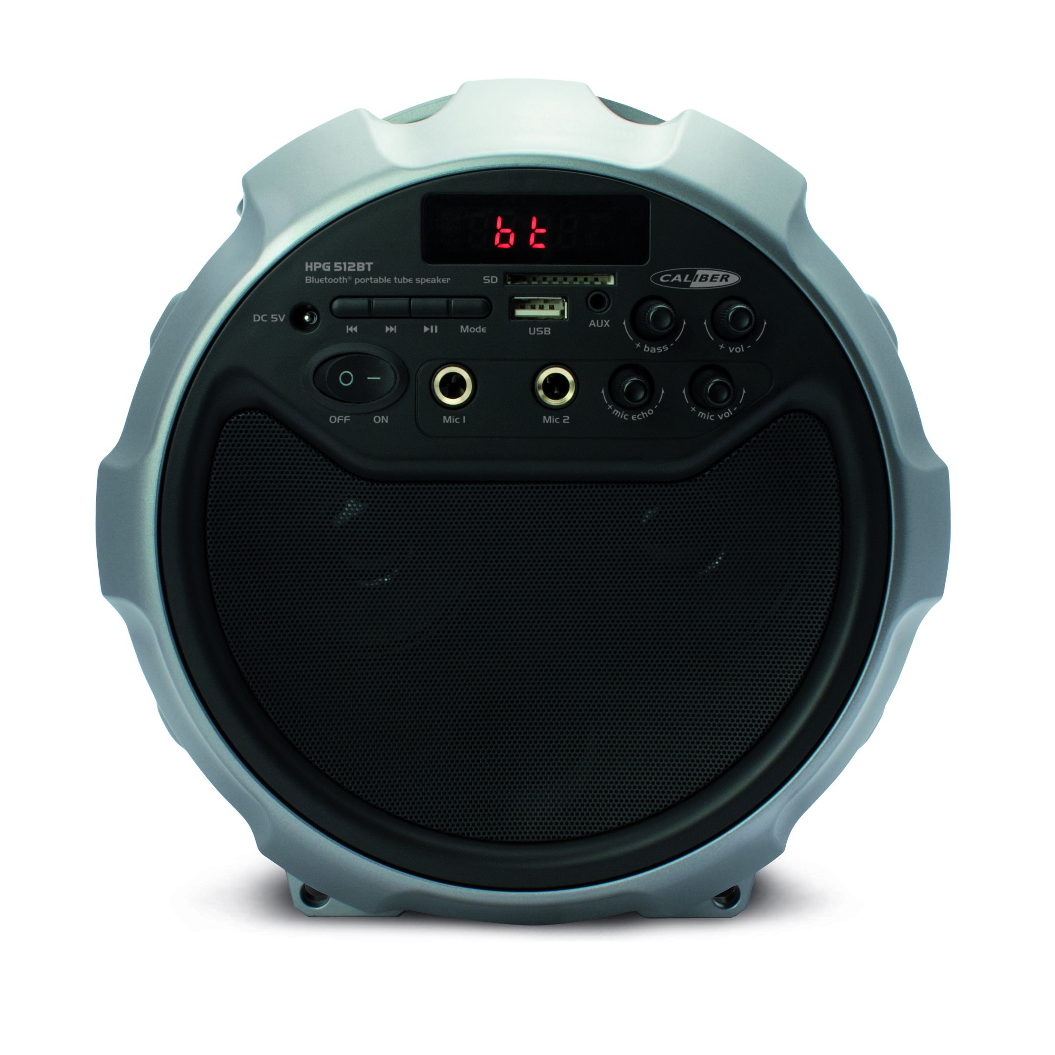Bluetooth HPG512BT CALIBER -Lautsprecher, Karaoke Schwarz