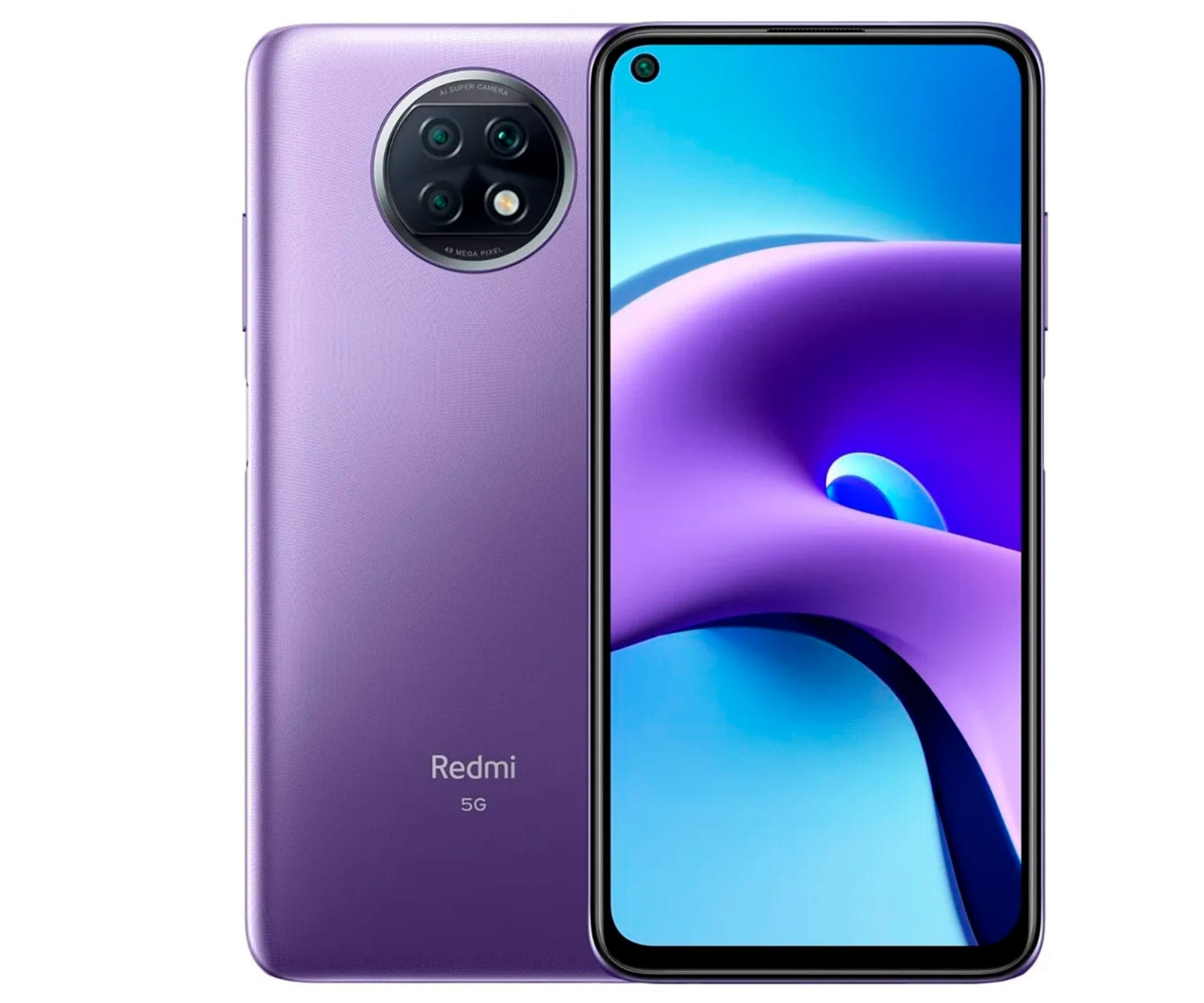 Smartphone - Xiaomi Redmi Note 9T 5G Morado (Daybreak purple) / 4+64GB / 6.53" IPS / Dual SIM XIAOMI, Daybreak purple, 64 GB, 4 GB, 6,53 ", Full HD+, MediaTek Dimensity 800U 5000 mAhmAh