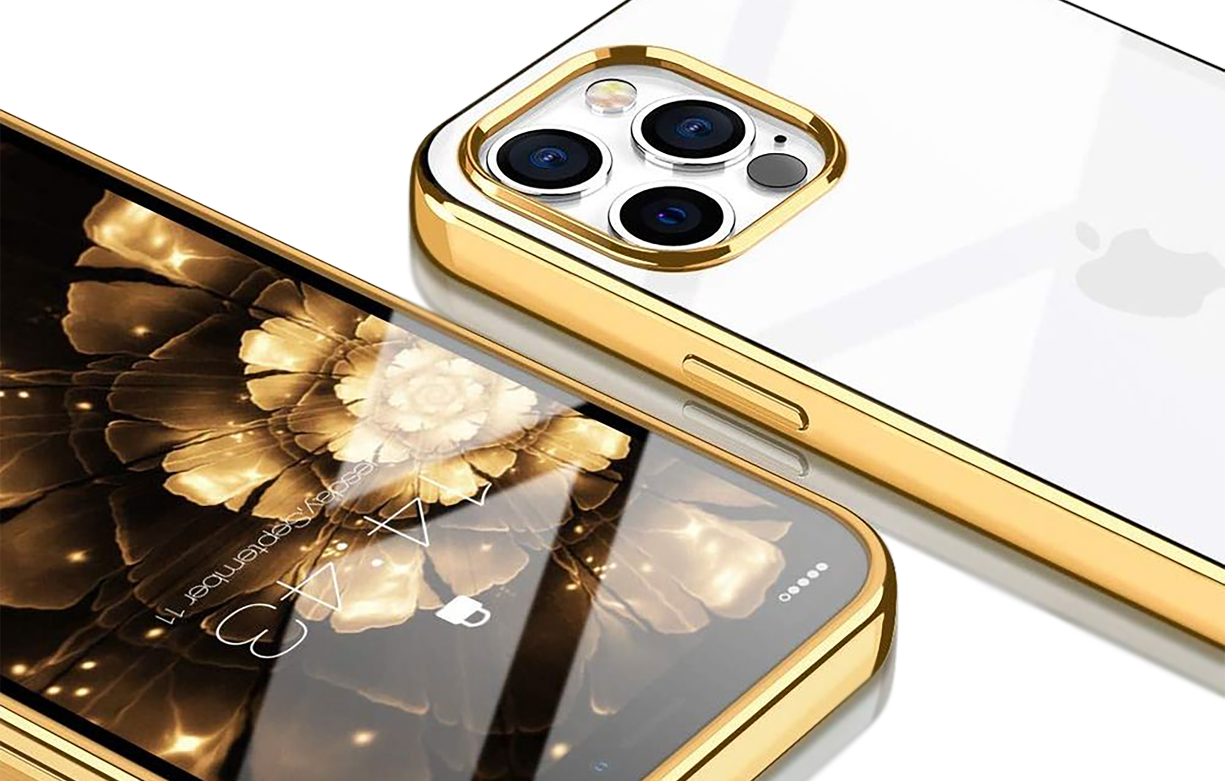 Pro iPhone Backcover, Gold ARRIVLY Apple, Silikon Max, Hülle, 13