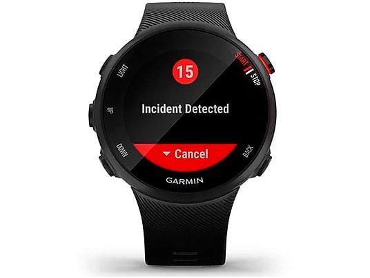 Smartwatch - GARMIN GARMIN Forerunner 45S 39mm Negro Reloj inteligente de running, Negro, 1,04 "