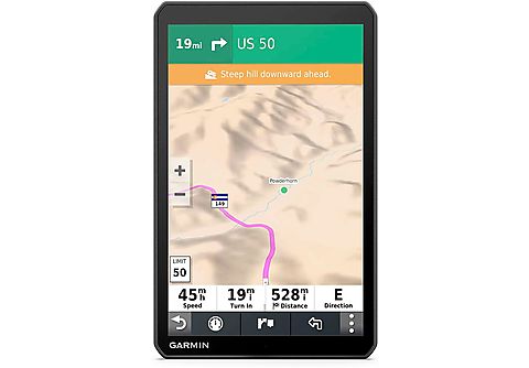 Navegador GPS  - GARMIN Camper 890 EU MT-S GPS 8" para autocaravanas con mapas de Europa GARMIN, 1,0 ", Negro