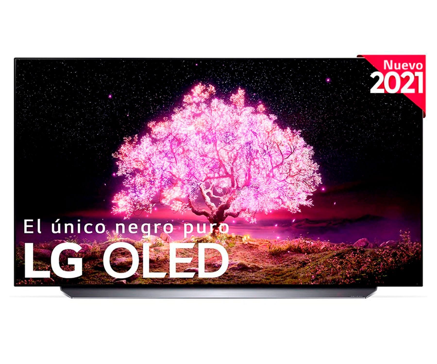 TV OLED 48" - OLED48C14LB LG, UHD 4K, Procesador Inteligente 4K α7 Gen4 con AI, DVB-T2 (H.265)Sí, Negro