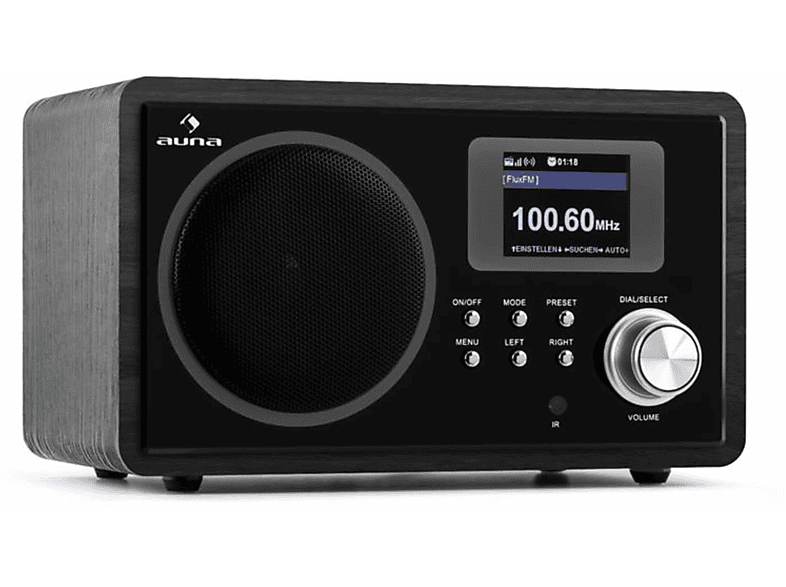 AUNA IR-150 Internet-Radio, FM, Schwarz