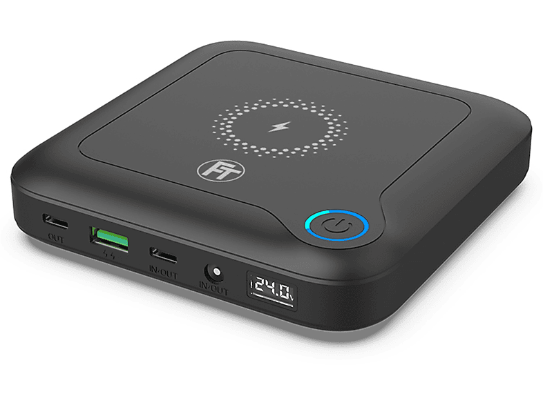 FEINTECH PLG02400 Laptop Powerbank 60W PD Powerbank 88 Wh schwarz