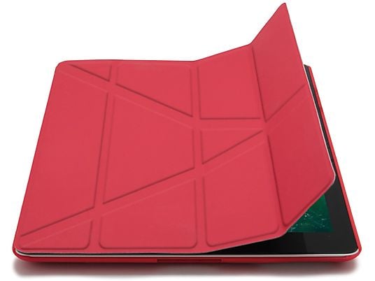 Funda para iPad - UNOTEC Origami2 Compatible con iPad 2/3 Gen, iPad 4 Gen, 9,7 ", Plástico EVA, Rojo