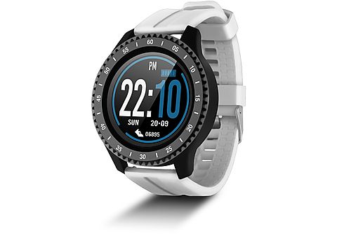 Smartwatch Reloj Inteligente  SW-220 Blanco - SMARTEK SW-220W, PVC, Blanco