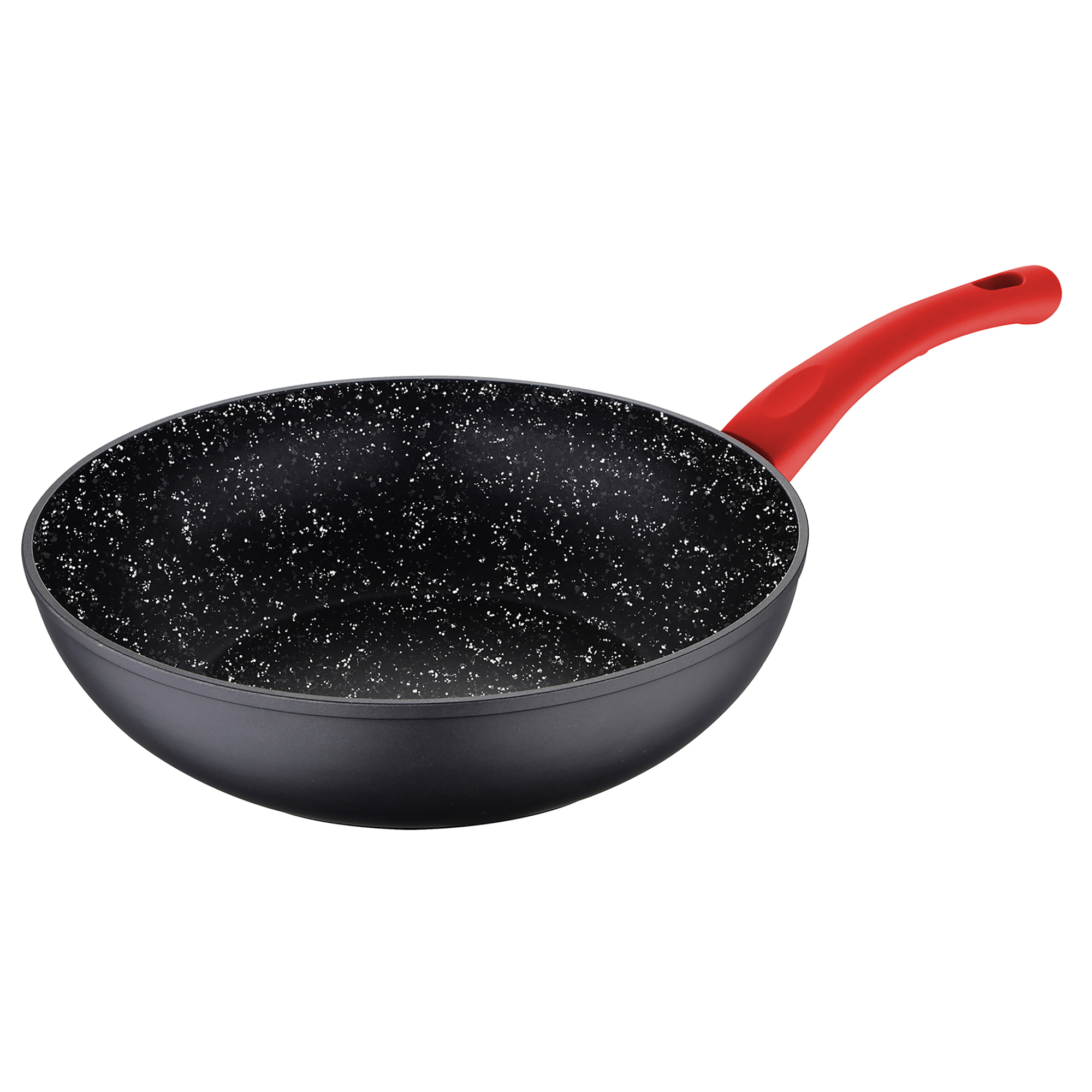 Wok San Igancio sg6268 negro aluminio forjado ignacio q3629 26cm revestimiento marble toledo 26