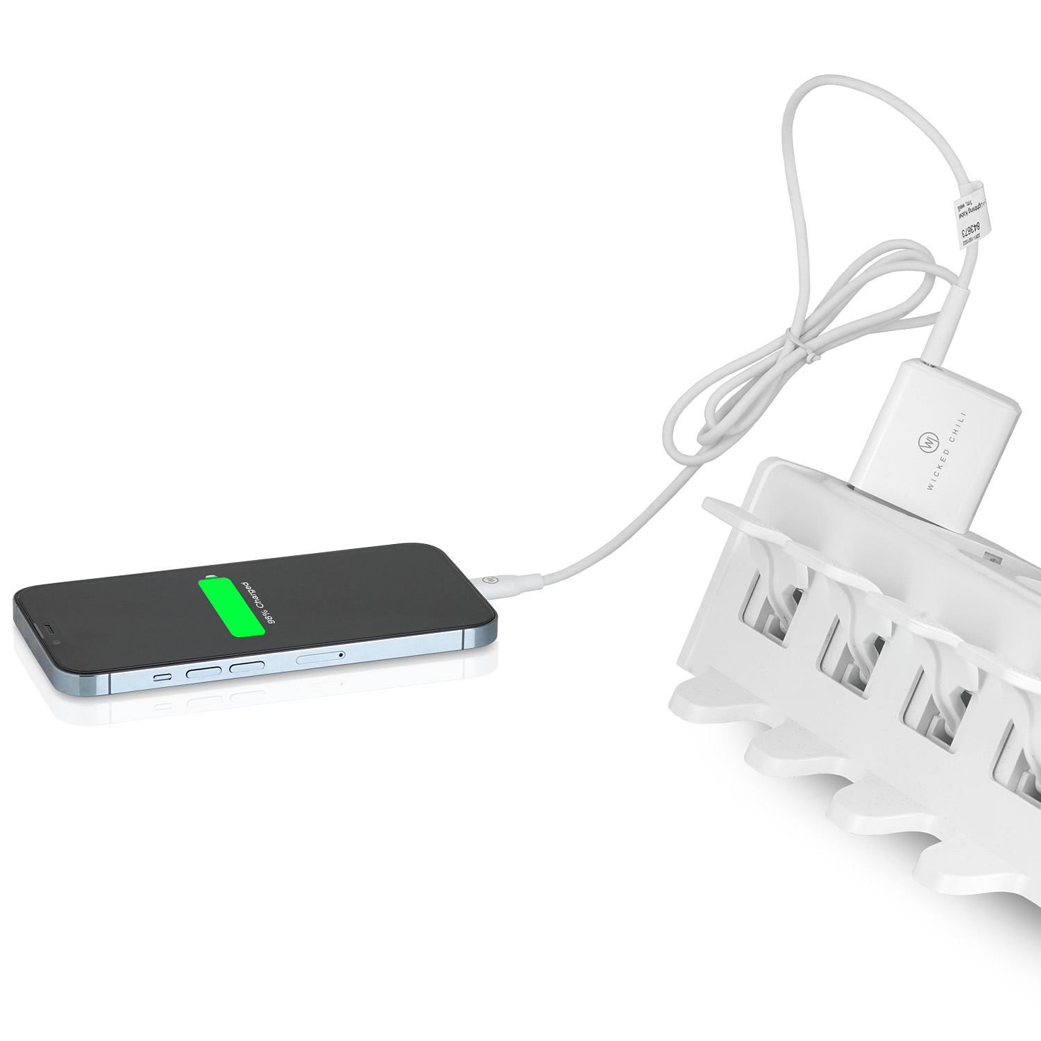 Ladekabel iPhone 12 Lade-Set für / USB auf Lightning mit 20W / C Netzteil 11 Netzteil WICKED 13 / Fast 14 USB-C CHILI 1m Charge