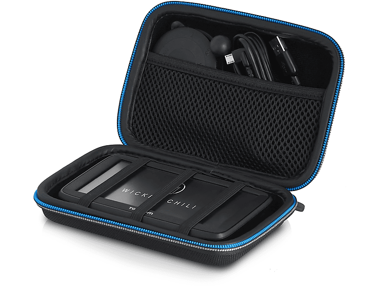 WICKED CHILI Navi Case AntiShock Tasche für Navigationsgeräte 4,3-5 Zoll (Innen: 15 x 10 x 4.5 cm) black, OCI_847170