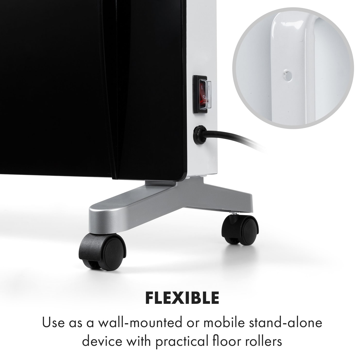 TERMOCONVETTORE KLARSTEIN Lindholm convezione 2000 W con display touch e timer