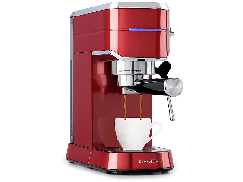 KLARSTEIN Futura Espressomaker Espressomaschine Rot-Metallic
