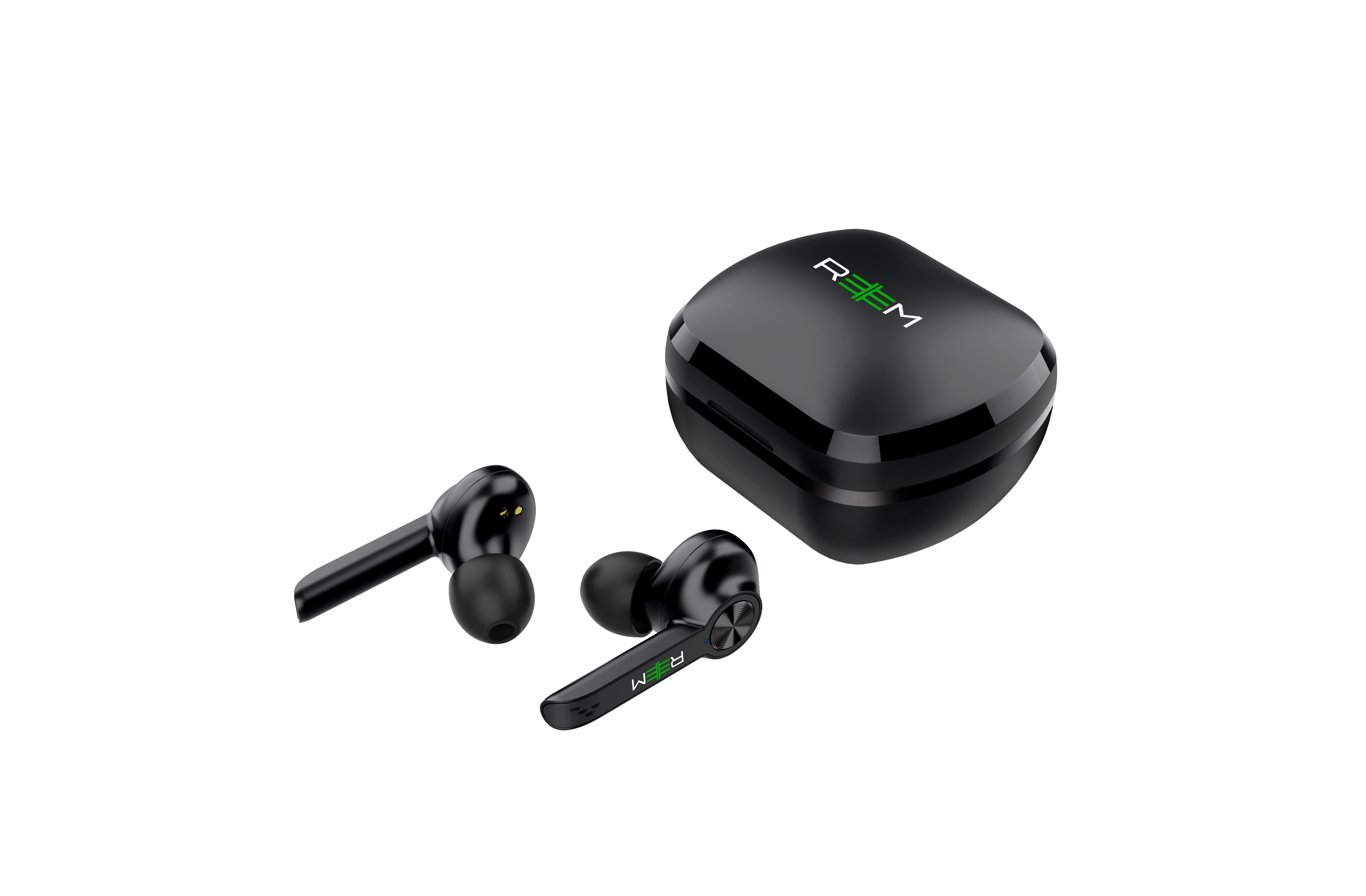 REEM Buds, In-ear Kopfhörer Schwarz Bluetooth