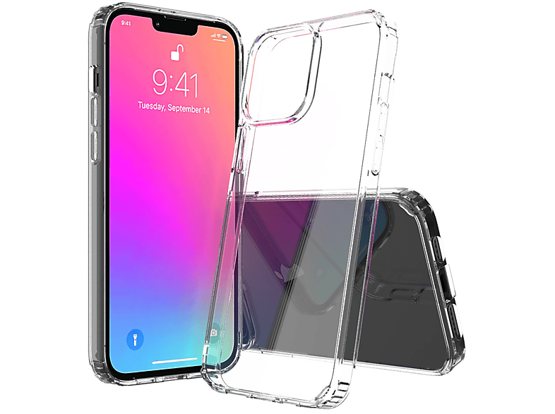 JT BERLIN Pankow Clear, transparent Apple, 13 iPhone Backcover, Max, Pro