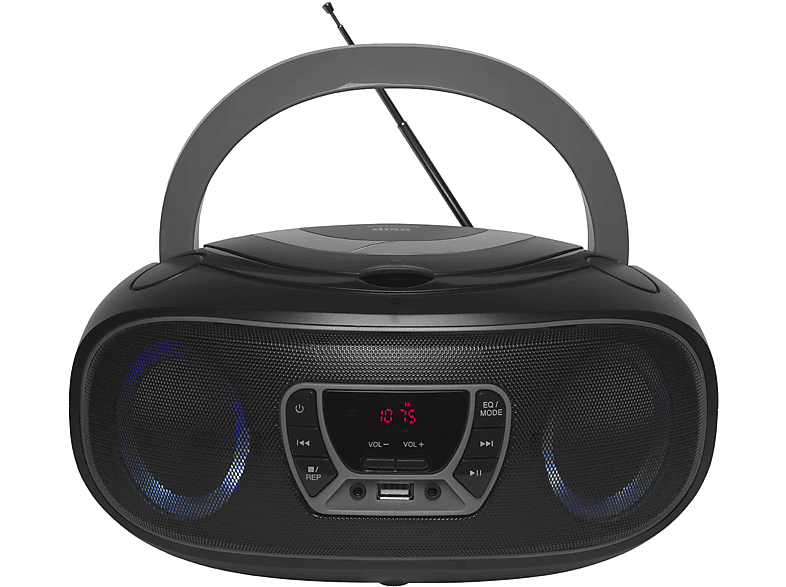 DENVER TCL212BT Tragbarer CDPlayer grauschwarz SATURN