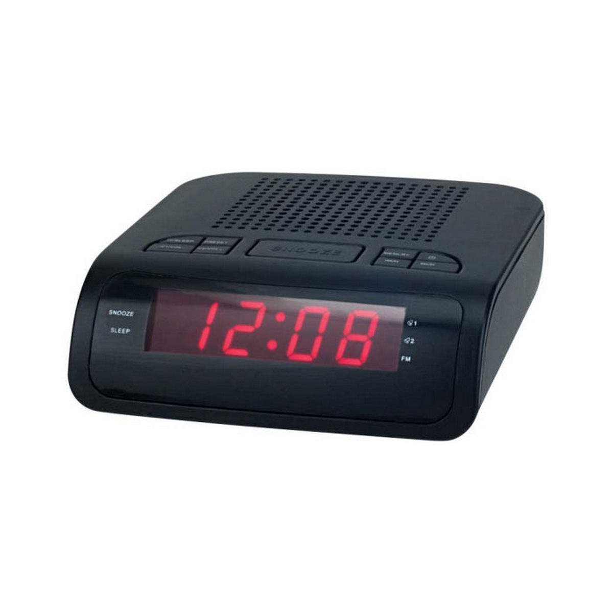 Despertador Denver Cr419mk2 display led radio fm alar cr419 negro pll importado reloj