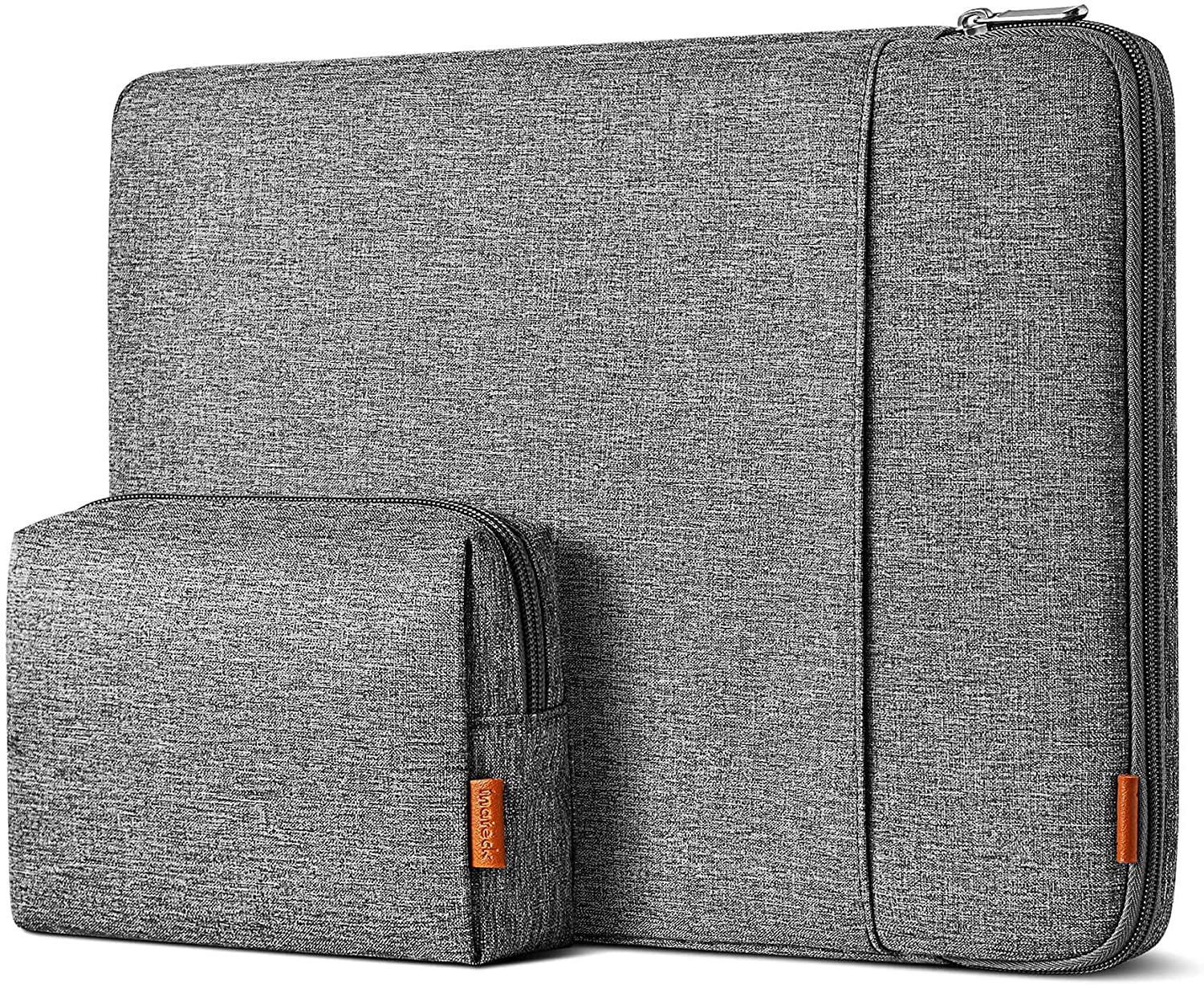 Rundumschutz M2 für 14 Sleeve Notebooktasche Apple,Microsoft,HUAWEI,Lenovo,HP,Acer,Asus,Dell,SAMSUNG Polyester, Schutzhülle 360° für Air Zoll Hülle Laptoptasche grey 2023 Laptops/15,3 INATECK MacBook