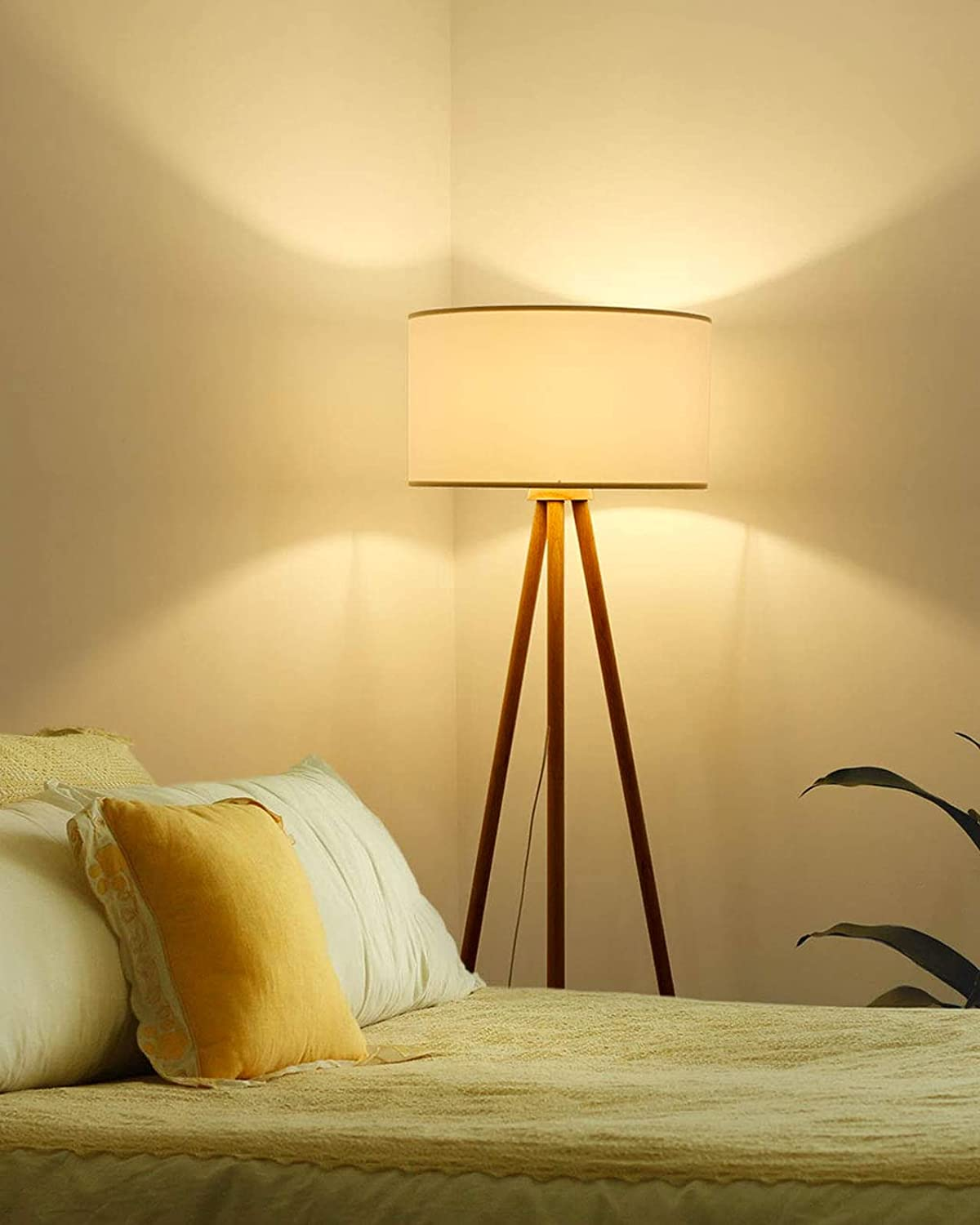 TOMONS Stehleuchte mit Wohnzimmer Stehlampe Stehlampe Glühbirne skandinavische für Standleuchte