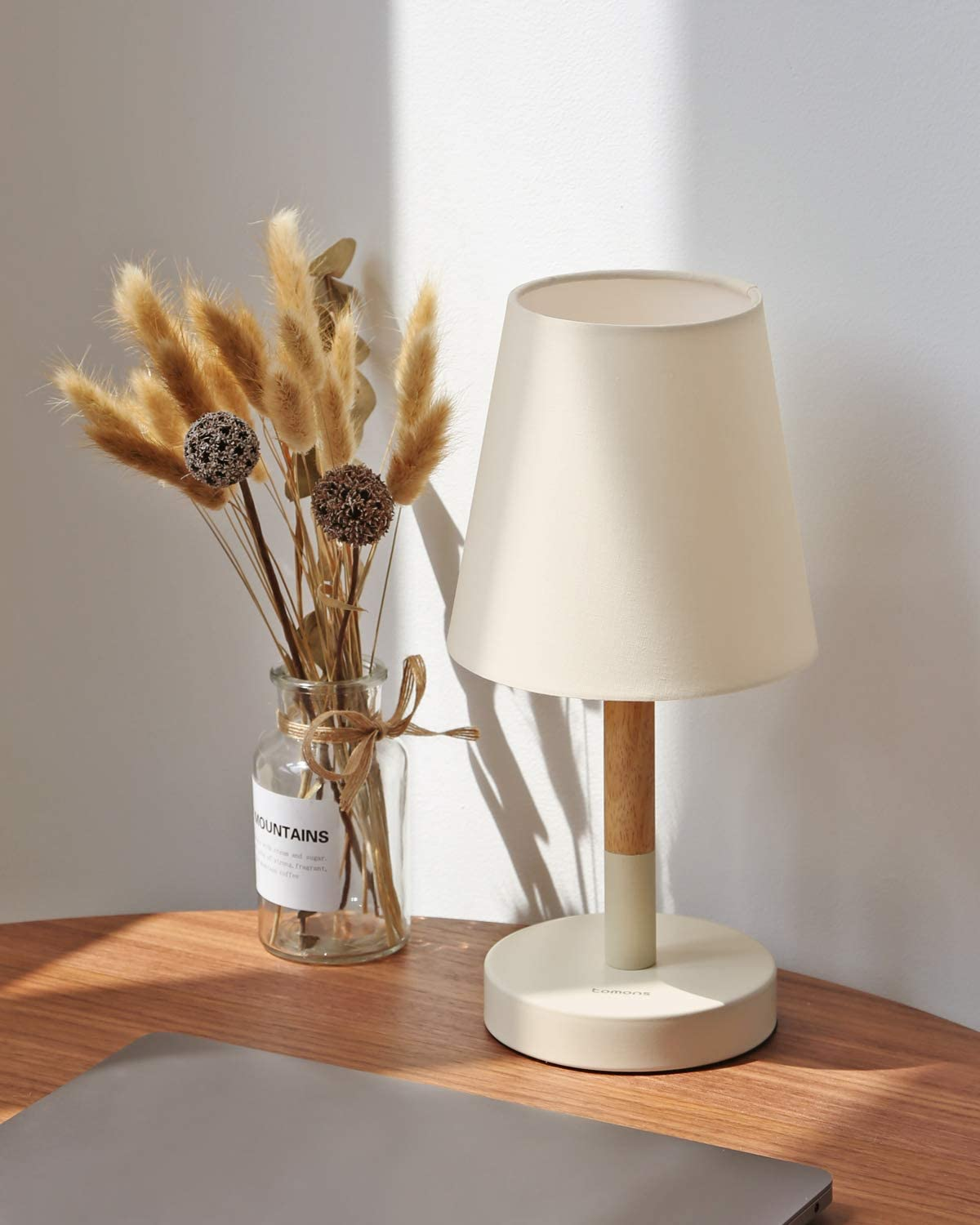 2er-Set Palmen Tischlampen Mit 2 USB-Anschlüssen – Tropische Nachttischlampe Fürs Schlafzimmer