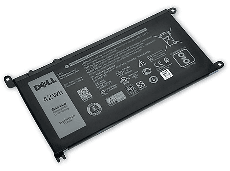 DELL Original Akku für Dell Vostro 15 5568 Li-Pol Notebookakku, Li-Pol, 11.4 Volt, 3500 mAh