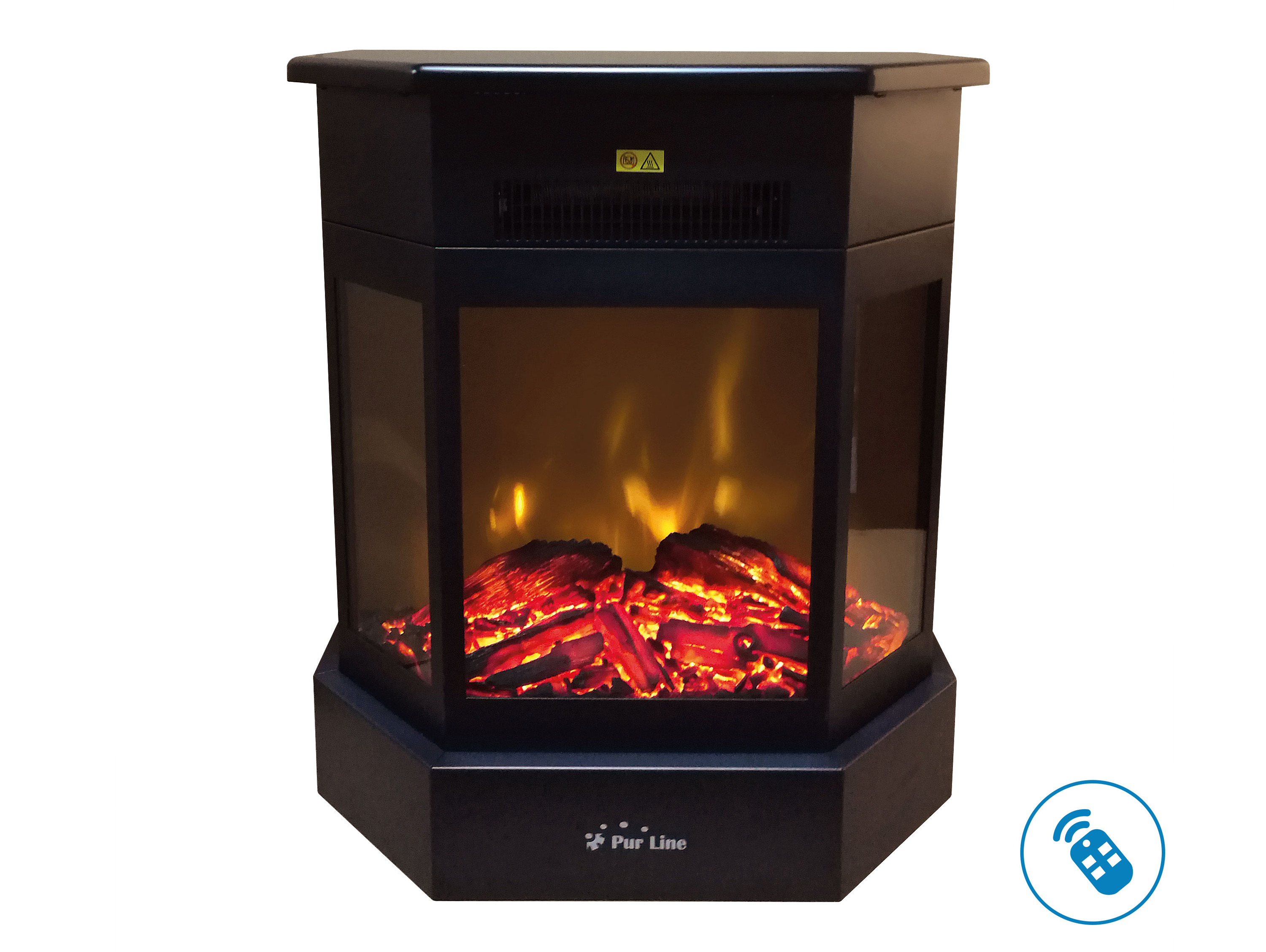 Chimeneas Eléctricas - CHE-300 PURLINE, Negro