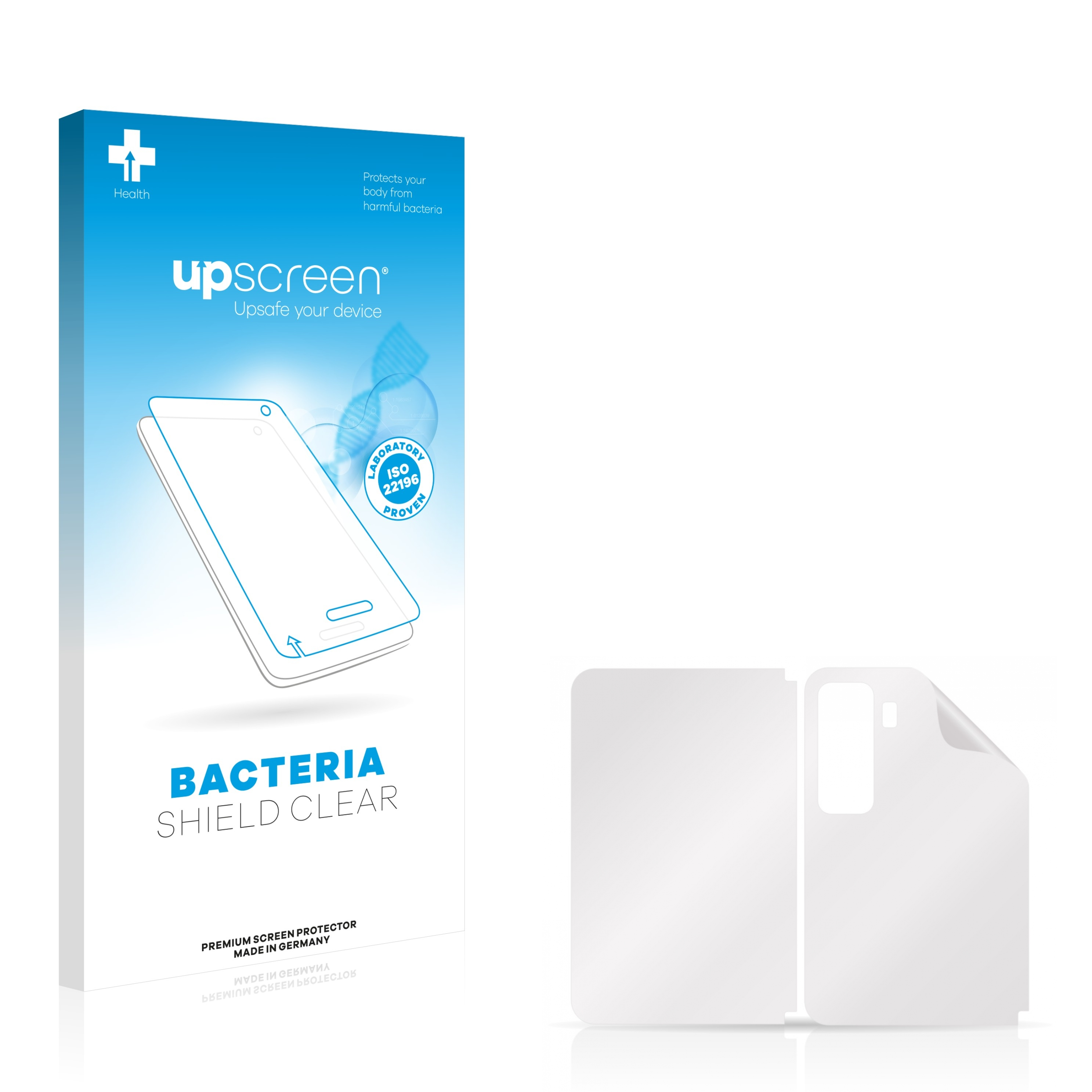 Surface UPSCREEN antibakteriell + Schutzfolie(für Duo klare 2 Microsoft (Vorder Rückseite))
