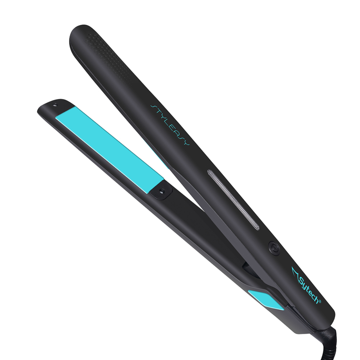 Plancha De Pelo alisador 30w revestimiento azul sytech sypp7 plato 130º con ptc auto heat