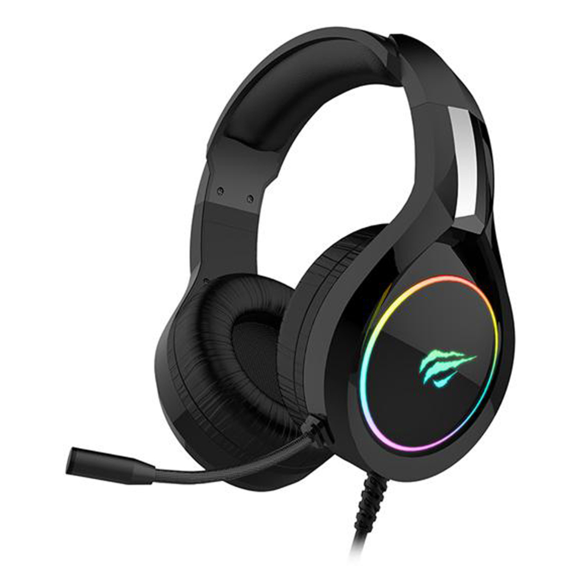 Havit Cascos Con gamming 2 jack 3.5mm 1 usb led hvh2232d negro auriculares gaming 50mm microfono. gamenote h2232d jack3.5mm