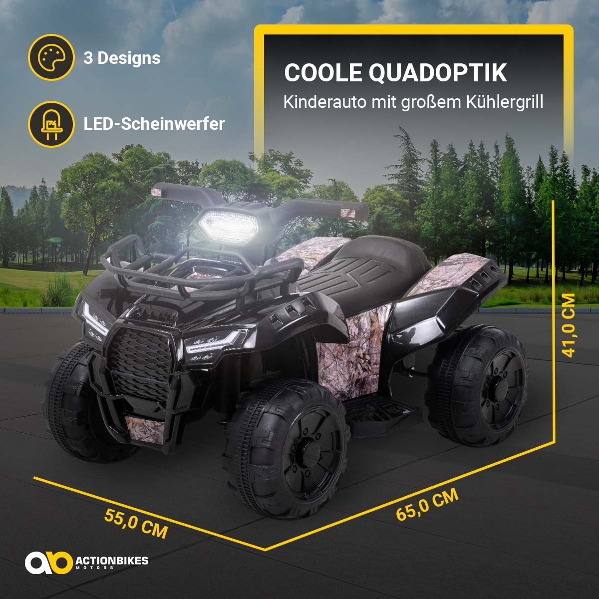 ACTIONBIKES MOTORS Jumpy Quad Elektroauto