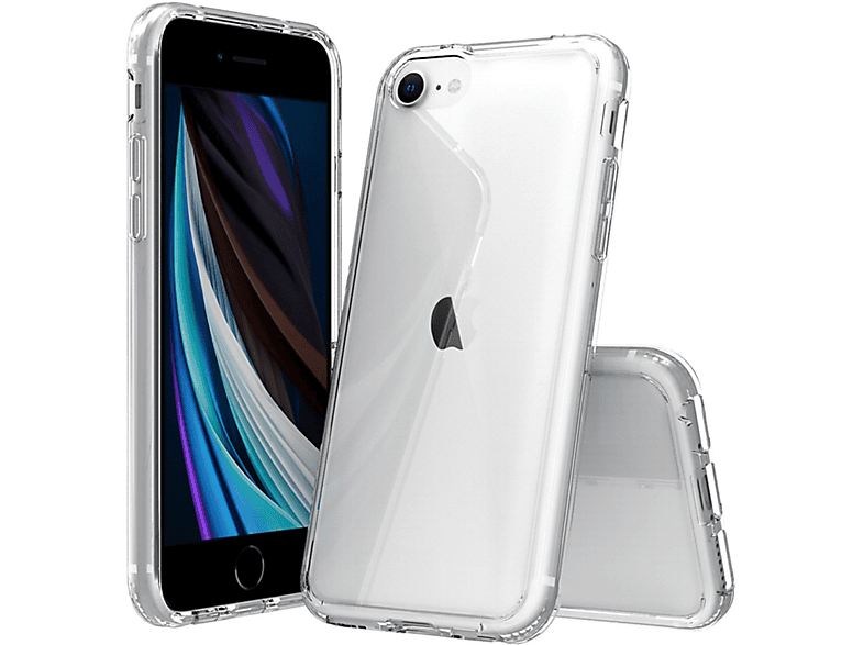 JT BERLIN Pankow Clear, Apple, (2020) Backcover, SE / iPhone 8 transparent / 7