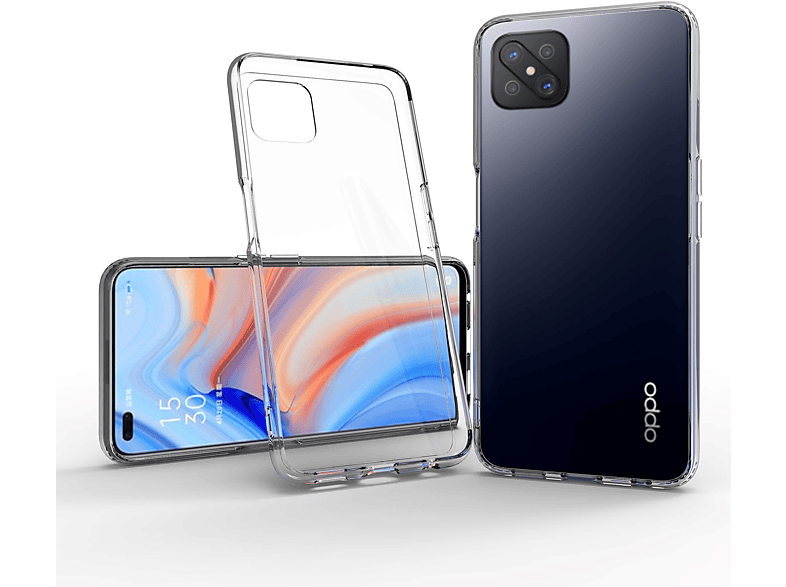 JT BERLIN Pankow Clear, Backcover, Oppo, Reno4 Z 5G, transparent