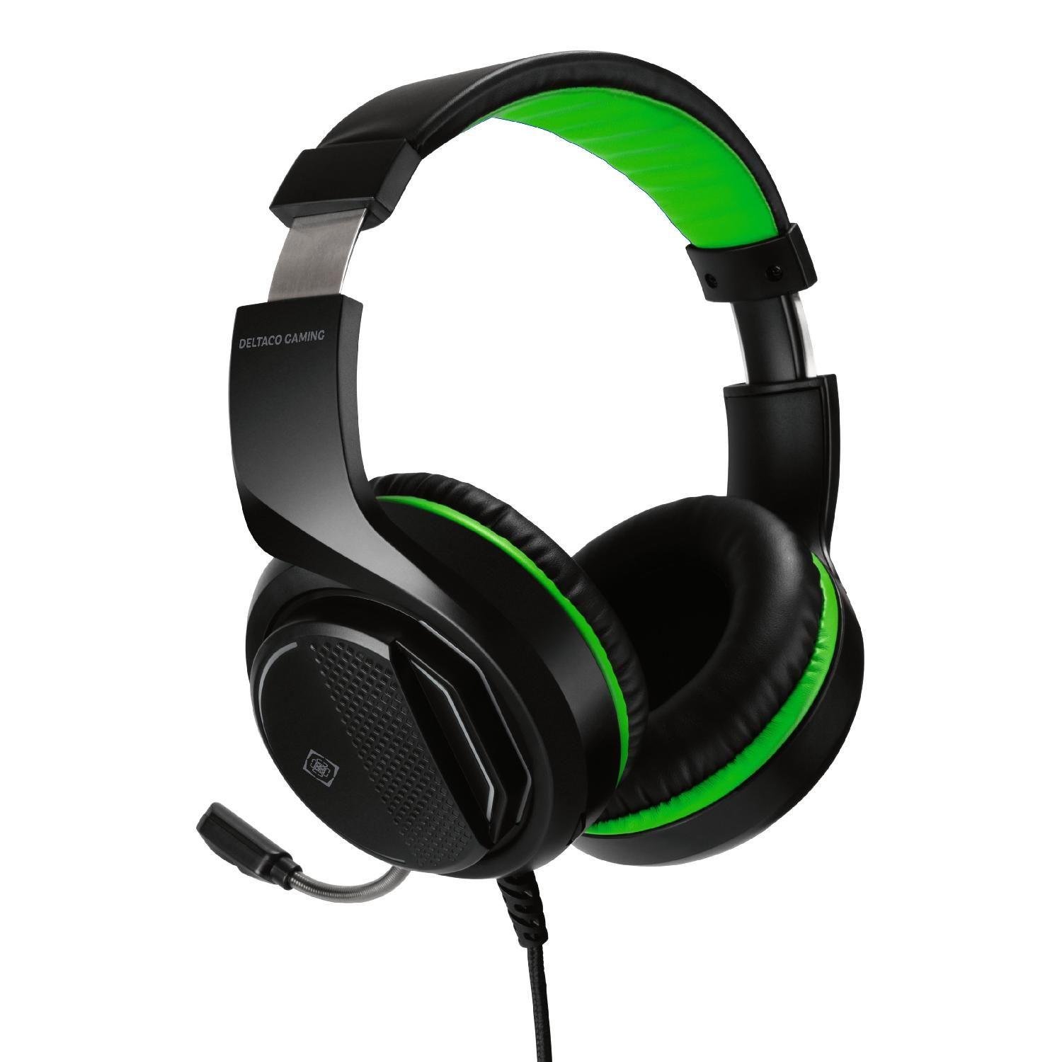 DELTACO GAMING Stereo XBox Gaming Headset schwarz One Headset S/X, On-ear für